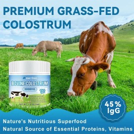 Amer Don Bovine Colostrum Powder 3000mg High IgG(45%) Immune Beauty Boost Support Non-GMO