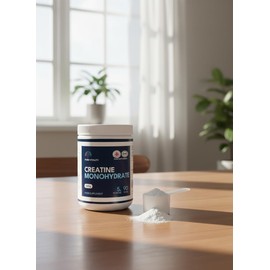 Pure Vitality | Creatine Monohydrate Powder - 450g - Easy Dissolve Creatine Powder, Unflavoured & Micronised | Vegan Creatine for Women and Men | Made in The UK | Scoop Included