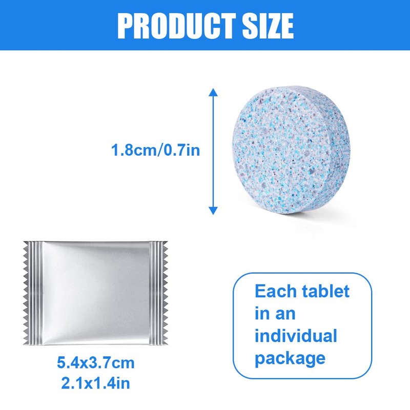 URAQT Car Screenwash Tablets, 40 Pcs Car Windshield Glass Concentrated