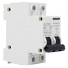 2P Miniature Circuit Breaker DIN Rail Mount Isolator Switch for