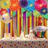 Mverse Large Mexican Paper Flowers Decorations for Wall | Pre-Assembled