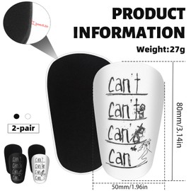 ELNLE Mini Shin Pads Children's Football 2 Pairs Mini Shin Pads 10 x 6 cm Small Shin Guard Football for Adults and Teenagers Children (Shin Pads XS Size)