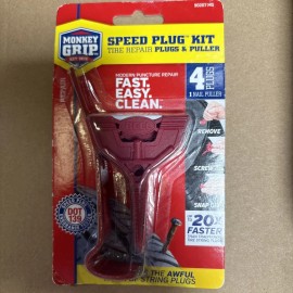 GRIP Monkey Grip Speed Plug Kit Tire Repair Plugs And Puller