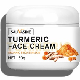Turmeric Face Cream Skin Whitening Brighten the Skin Shrink Pores Treat acne Moisturizing Facial Cream For All Skin Types 50ml