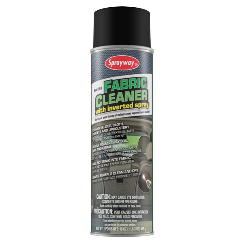 Sprayway SW558-12PK Fabric Cleaner with Inverted Spray, 19 oz, Pack