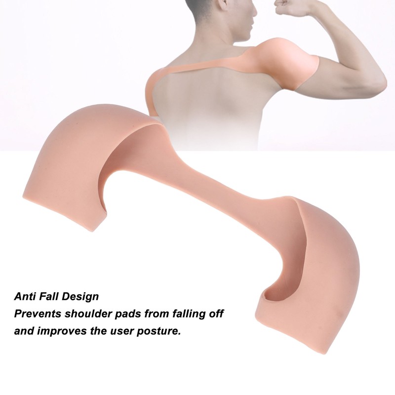 Silicone Shoulder Pad Concealed Soft Elastic Breathable Silicone Anti Slip