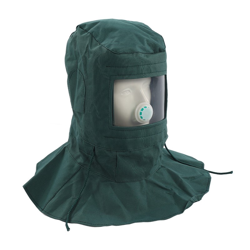 Sand Blasting Hood Industry Abrasive Sandblaster Hood Cover Shawl Cap