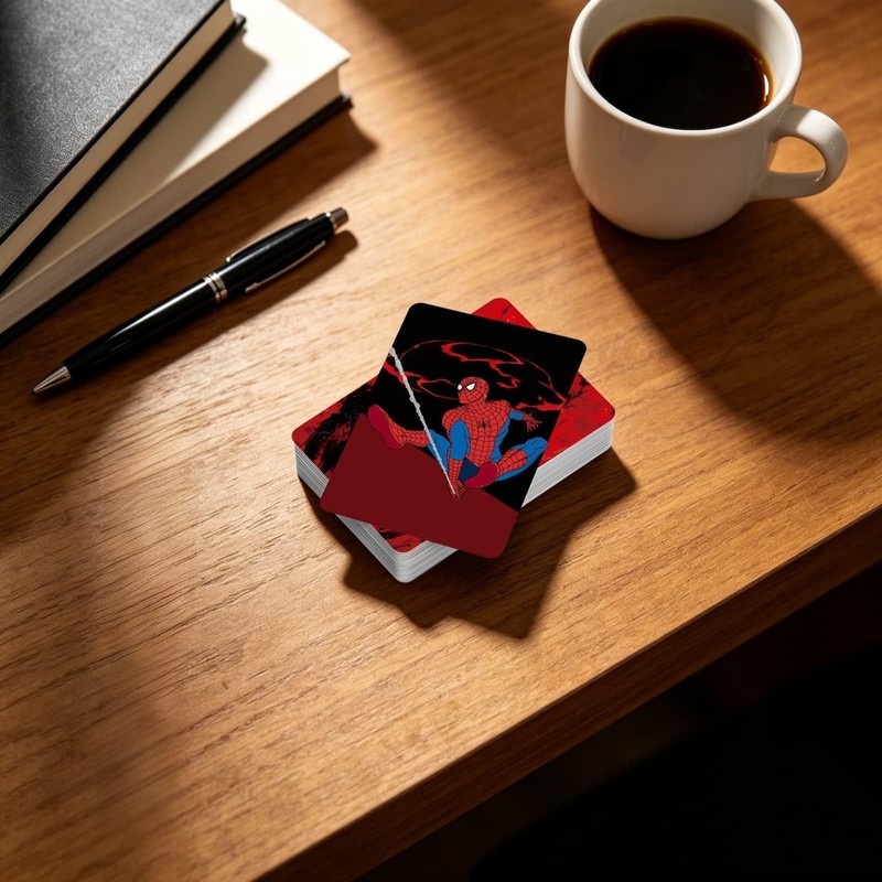 92Pcs Spider Lomo Cards and Stickers Set, 60 Pcs Mini