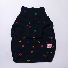 Itagre Clothes Alphabet Cropped Tops Short T Shirt Small Dogs Medium Dogs Spring Summer Clothes doggystar (XL, Black)