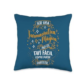 Una Farmacéutica Mágica Regalo Farmacéutica Farmacia Throw Pillow