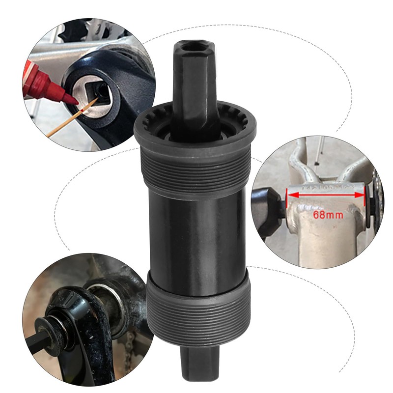 Hoypeyfiy Unisex Bbs15 Bottom Bracket Taper Bottom Bracket Bicycle for