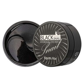 Farmstay 팜스테이 블랙 스네일 하이드로겔 아이패치 90g(60매) Farmstay Black Snail Hydrogel Eye Patch 90g (60 sheets)