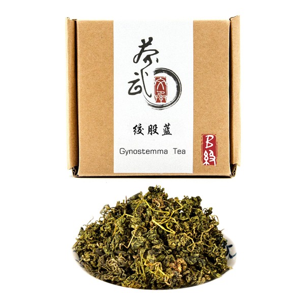 Cha Wu-Gynostemma Tea, 3.5oz/100g,Loose Leaf Chinese Herbal Tea JiaoGuLan,Natural Organic