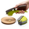 2PCS Garlic Press, Dual Function Garlic Mincer Slicer Heavy Duty