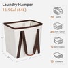 STORAGE MANIAC Collapsible Laundry Caddy, 128L (34 Gal) Large Collapsible