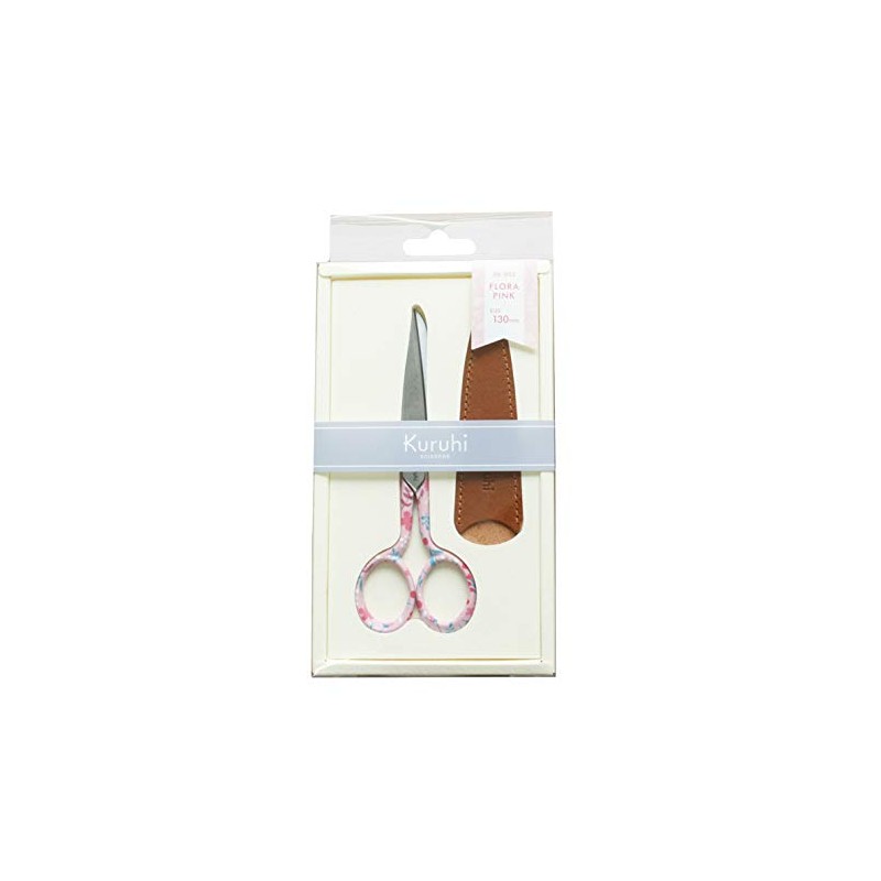 KAWAGUCHI 06-003 Kuruhi Handicraft Scissors, 5.1 inches (130 mm), Flora,