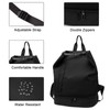 CALLPIONEER Small Gym Backpack,Mini Gym Bag with Shoe Compartment Lightweight