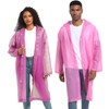 Rain Ponchos for Adults Raincoats (2 PACK)– Reusable Rain Jackets