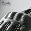 RIDEZ RLG2201-GR-M Motorcycle Genuine Leather Gloves, Smartphone Compatible, Men's Protector,