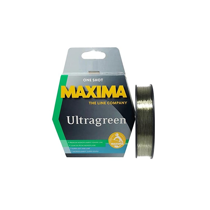 Maxima ULTRAGREEN ONE SHOT LINE 200m/250m SPOOL 3LB - 20LB