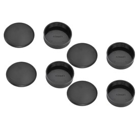 4 Pair Camera Rear Lens Cover and Body Set, for M42 Screw Mount Camera Accessories, Hard Plastic, Protect The Lens from Dust, Moisture, Small Size and Lightweight
