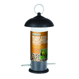 Gardman A01533 Black Steel Sunflower Heart Feeder Bird, Multi-Colour, 3 x 10 x 10 cm