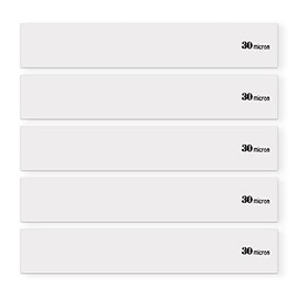 Jende 30 Micron 1x6 Diamond Lapping Film with Mounting Blank-fit Edge Pro, Hapstone, and TSProf blanks