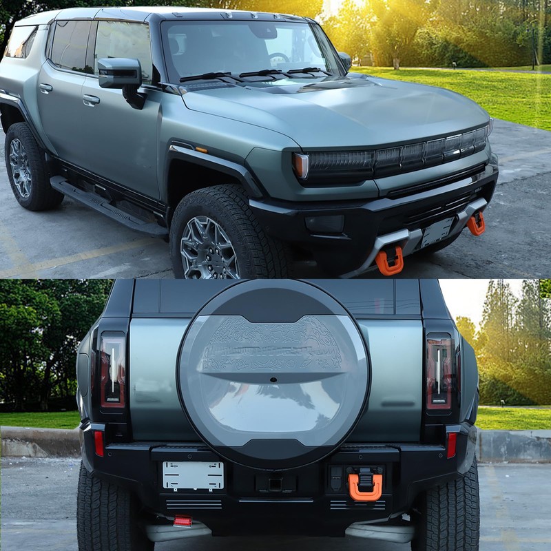 Aotumcer Tow Hook Covers for Hummer EV Accessories Side Tow