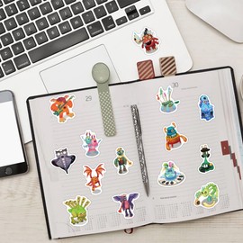 60 Pcs My Singing Monster Stickers for Kids Teens Adults Boys Girls Gift,Stickers Pack for Laptop,Skateboard,Luggage,Car,Bike, Cup,Computer,Water Bottle Decor,Vinyl Waterproof Sticker Decals