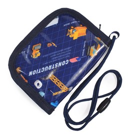 COLORFUL CANDY STYLE N5617300 Coin Case with String for Children, Car Community Transportation Infrastructure