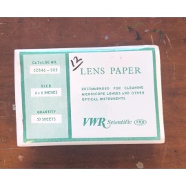 VWR LENS PAPER 4X6 INCHES #52846-00 12 PACKS OF 50 PAPERS EACH