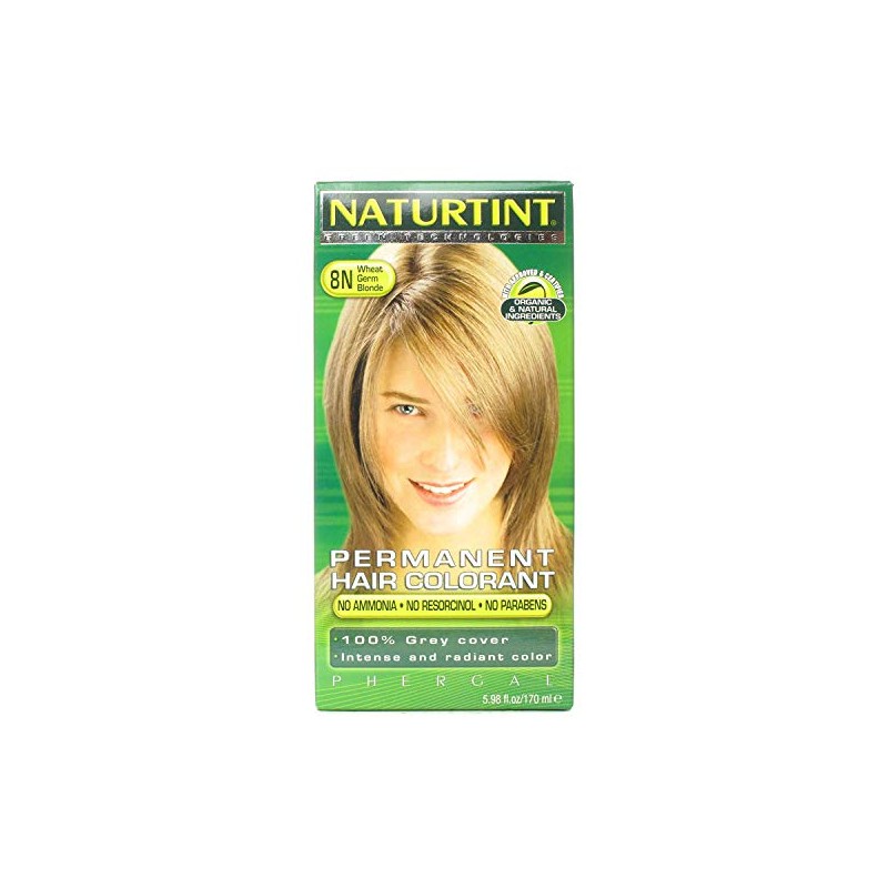 Naturtint Permanent Hair Colorant, Wheat Germ Blonde 8N Kit (Multi-Pack)