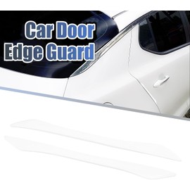 4pcs Car Door Edge Reflective Stickers Protection Guard Strips Universal Car SUV Anti-Collision Sticker Decal White Car Trunk Bumper Anti Scratch Scuff Guard Sticker Car Reflective Sticker Decal