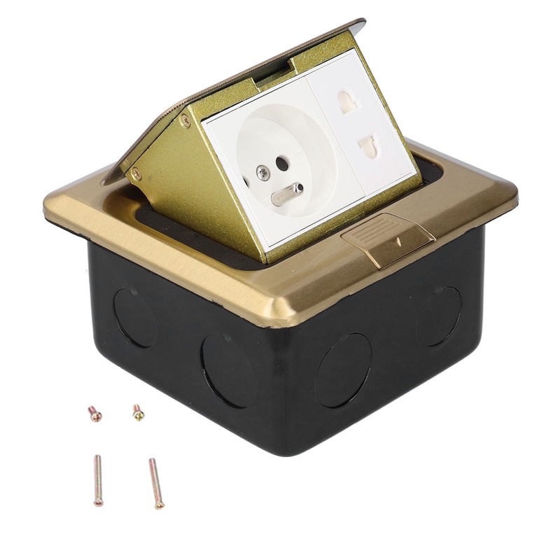 Floor Socket Embedded Power Outlet Charging Industrial Supplies FR Standard