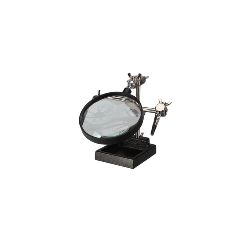 Velleman Third Hand Magnifying Glass Perfect for Soldering, Crafting and
