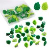 Leaves Push Pins, 50 Pcs Green Leaf Thumb Tacks Decorative