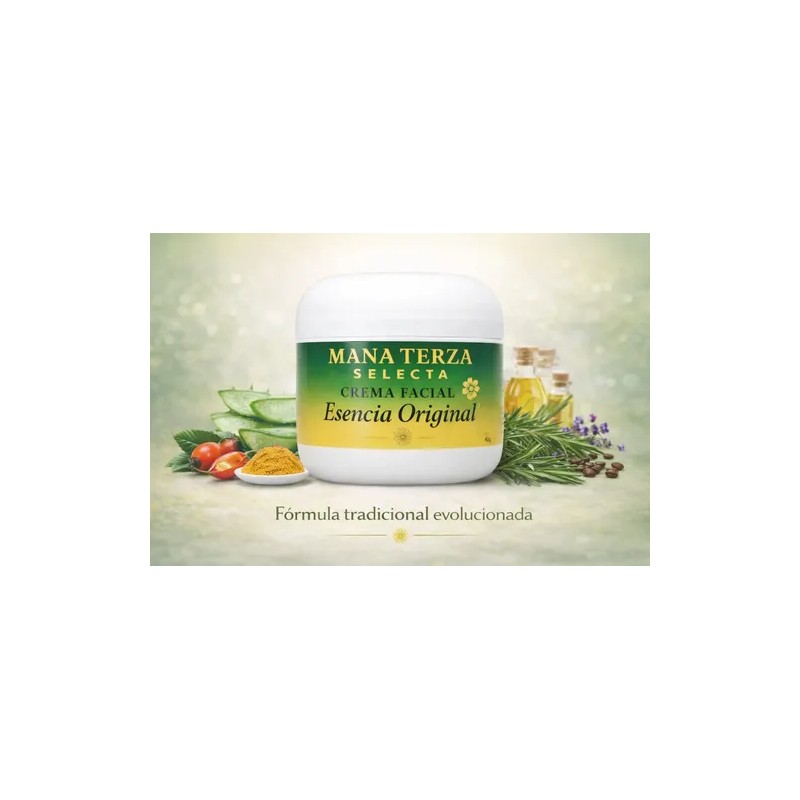 4 Crema Facial Mana Terza Selecta Aclarante Natural 70g