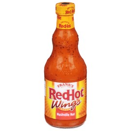 Frank's RedHot Nashville Hot Wings Sauce, 12 fl oz