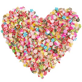 3000 PCS Polymer Fruit Slices Nail Art Slice for DIY 3D Polymer Slices Making for Nail Art（Cake Slices）