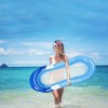 Air Mattress Pool Hammock, Float Inflatable Water Hammock, Blue Inflatable