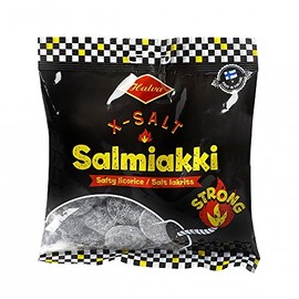 2 Bags x 120g of Halva X-Salt Salmiakki - Mix - Original - Finnish - Fresh & Strong - Salty Licorice - Salmiak - Wine Gums - Candies - Sweets