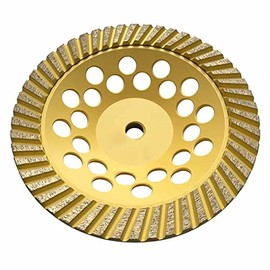 7" Grinding Wheels for Concrete, Granite, and Marble, #60/80 Grit, 5/8"-11 Threaded Arbor