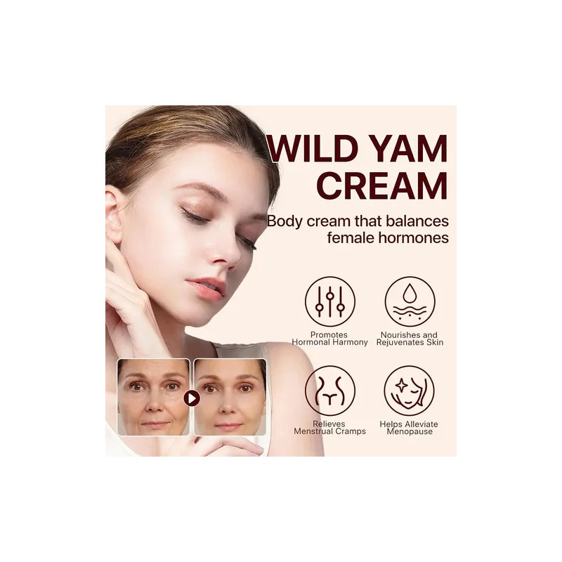 Crema Natural de Ñame Silvestre Elaimei para Rostro