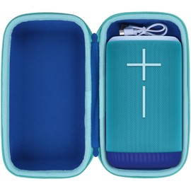 Lebakort Storage Case Compatible with Ultimate Ears UE EVERBOOM Wireless Bluetooth Portable Speaker (Blue + Teal Case)