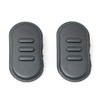 RLECS 2PCS Walkie Talkie Accessories Transmitter Button Rubber PTT Button
