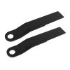 2pcs Heavy Duty Steel Mower AR400 For King Skidsteer Brush
