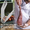Teenyyou 6pcs Pit Barrel Cooker Meat Hooks, Stainless Steel Smoker