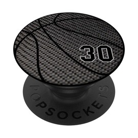 Basketball number 30 black phone stand for men