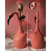 FORKAI Flamingo Vase for Centerpieces, 11.6 Inch Pink Bud Vases,