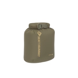 Sea to Summit - Lightweight Dry Bag XS 3L - waterproof storage - Roll closure - Recycled fabric - Attachment & D-ring - Hiking & Paddling - 17 x 13.3 x 21.3cm - Olive Green - 45g